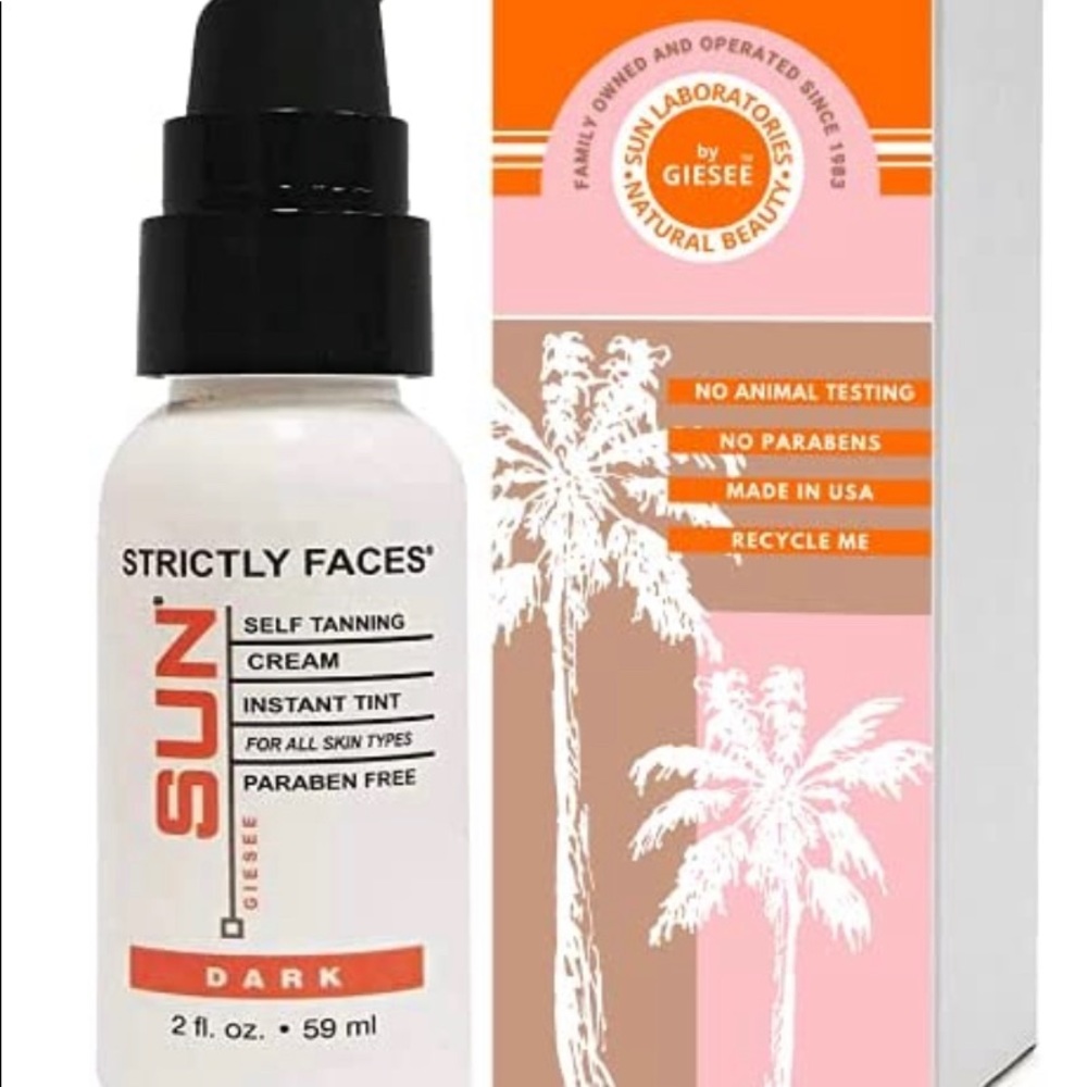 Sun Laboratories Strictly Faces Face Self Tanner~2oz~DARK~Full Size!